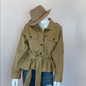J. Crew cropped trench coat